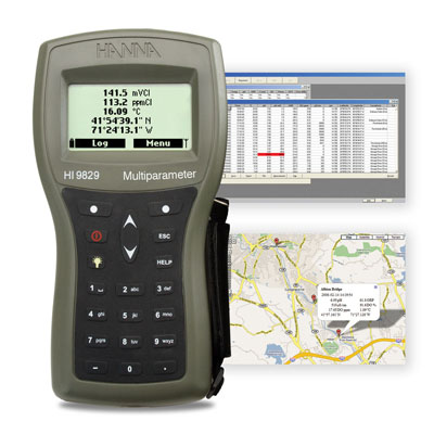 HI9829G高精度多参数水质分析水质测定仪【内置GPS、15项】