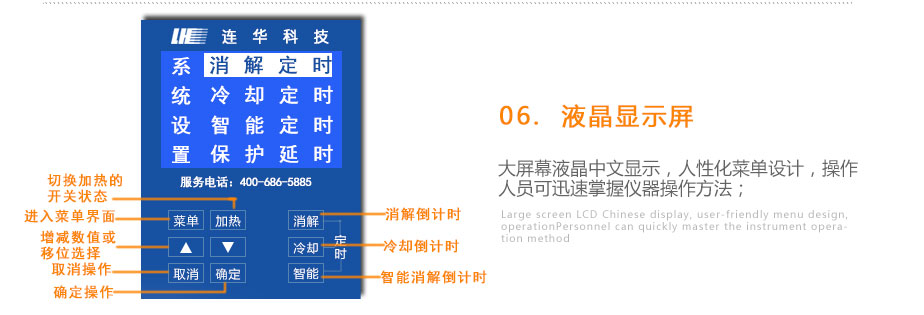 连华科技5B-1B双温区智能消解器