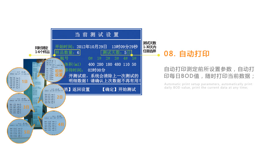 连华科技LH-BOD601无汞压差国标安全BOD测定仪