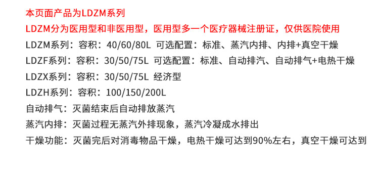 上海申安LDZM系列医用高压灭菌锅消毒锅立式压力蒸汽灭菌器