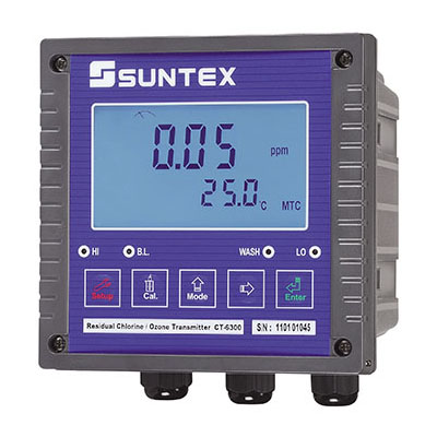 SUNTEX上泰CT-6300 微电脑余氯/臭氧变送器 具RS485输出
