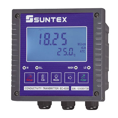 SUNTEX上泰EC-4300 4300RS 微电脑电导率/电阻率变送器 具盐度功能